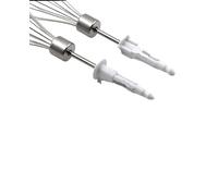 Outils compatibles avec 1 paire (2 pièces) de batteurs à œufs pour mixeur compatible avec Bosch MFQ3010 MFQ3020 MFQ3030 MFQ3520 MFQ3530 MFQ3531 MFQ3540 MFQ4835