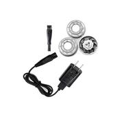Outils compatibles avec Câble de chargeur USB Adaptateur de ligne d'alimentation Couteau Net Brosse pour Compatible avec Xiaomi Sooca So White Rasoir électrique Chargeur de rasoir Pièces Accessoires