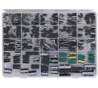 Outils compatibles avec Kit de condensateurs électrolytiques 300 pièces 23 valeurs 10-2200UF 10V 16V 25V 35V 50V Assortiment de condensateurs