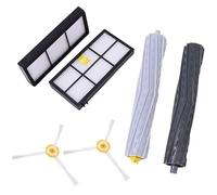 Outils compatibles avec Paquet de 6 brosses latérales extracteur de débris filtre Hepa pour Compatible avec Irobot Roomba 980 960 800 860 880 pour Compatible avec Accessoires Irobot Roomba