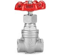 Outils compatibles avec Vanne à guillotine en acier inoxydable G1/2 BSPP vanne à écluse rotative pour eau, pétrole, gaz,