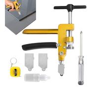 Outils Coupe-Verre, 2 en 1 Découpe Manuelle de Précision, Coupe-Verre et Carreaux, pour Atelier Maison Art de Bouteille Miroir DIY Artisanat Projets Artistiques