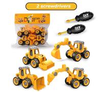 Outils Créatifs De Démontage D'écrou, Jouet, Perceuse, Camion, Pelle, Bulldozer, Enfant, Faire Semblant De Jouer Au Garçon, Outil Éducatif, Modèle De Voiture, Cadeaux Pour Garçon