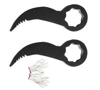 Outils d'adaptateur de clé de levier combinés dans un ensemble de deux pièces comprenant des gants ; complément parfait à toute boîte à outils professionnelle (B)