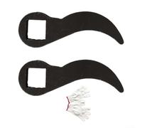 Outils d'adaptateur de clé de levier combinés dans un ensemble de deux pièces comprenant des gants ; complément parfait à toute boîte à outils professionnelle (C)