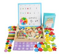 Outils d'addition et de soustraction pour enfants, jeux de mathématiques pour enfants de 5 à 7 ans, boîte d'apprentissage de puzzle de chiffres en bois avec manipulateurs mathématiques | Jeux
