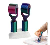 Outils d'art de gemmes imprimées en 3D - Rouleau facile à prendre en main pour peinture strass, outil de pressage sur toile artisanale, rouleau de broderie et de décoration ergonomique, accessoire