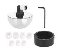 Outils de bijouterie : pince de sertissage de bagues, outil de sertissage de bagues avec 7 couvercles de bague antidérapants, outil de sertissage en pierre diamantée à boule de