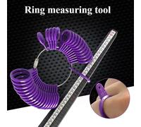 Outils de bijouterie professionnels, bâton de mandrin d'anneau, jauge de doigt, mesure du royaume-uni/états-unis/ue/ № Taille pour les outils de taille de bijoux de bricolage 1 PC