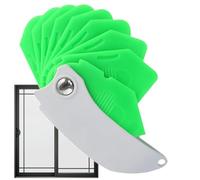 Outils De Calfeutrage - Spatule Pliable Avec Bords Racleurs | Outil À Lisser Le Mastic Pour Carrelage Salle De Bain,pour plinthes, plan de travail, salle de bain, cuisine, réparation et installation m