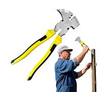 Outils de Clôturage | Pinces à Clôture Extracteur de Clous Outils de Coupe,Extracteur À Tête De Marteau Pour Clous, Courbage Manuel, Coupe De Câble Robuste, Construction Agricole Et Domestique, Projet