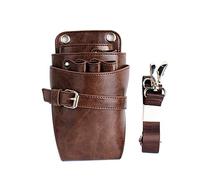 Outils de coiffure poche， Sac à outils portable for salon de coiffure, design tendance, sac à bandoulière for coiffure(Brown)