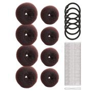 Outils de coiffure pour la conception de cheveux, fabricant de chignons - Outils de fabrication de chignons pour coiffure de beignets - Outil de fabrication d'anneaux de simple et rapide pour