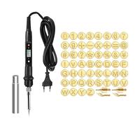 Outils de combustion à bois avec tampons lettres, kit de feu de bois pour adultes | Outil de gravure vérifiable Stylo à brûler du bois,Outil de gaufrage réglable Graveur sur bois pour les