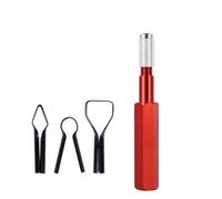 Outils de construction - Coupe-sol - Ligne de soudure en plastique et aluminium - Convient pour le stockage et le soudage des électrodes pour le lissage (rouge)