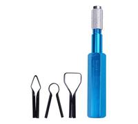 Outils de construction - Coupe-sol - Ligne de soudure en plastique et aluminium - Convient pour le stockage et le soudage des électrodes pour le lissage (bleu)