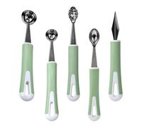 Outils de coupe alimentaire,Coupeur de fruits exactement multifonctionnels,Coupe-fruits en acier inoxydable - Pour les débutants professionnels passionnés cuisinier à la maison Cantaloupe pastèque