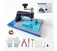 Outils de coupe de verre, kit de coupe de cercle de verre, outil de coupe de cercle de lentille, boussole, outil de coupe circulaire pour verre teinté et verre ordinaire