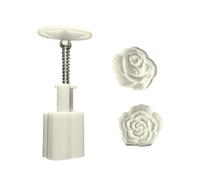 Outils de cuisson pour la peau de glace en relief, emporte-pièce, emporte-pièce, ensemble de gâteau de haricots roses, modèle de gâteau imprimé