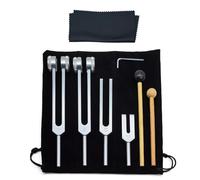 Outils de de fréquence | Touche de 128 Hz - Équilibrage des vibrations des chakras, jeu de touches, instruments de du son, diapason en alliage d'aluminium, instrument