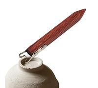 Outils de découpe pour céramique formateurs artisanaux avec manche en | Mouleur sur pied et bord en céramique pour centrer, couper, tourner, poncer, former des bols, tasses, carafes