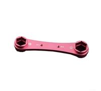 Outils de démontage de moulinet pour DAIWA ABU S Series, clé multifonction avec extracteur de roulement 3 mm, outil de démontage de bobine pour réparation de moulinet de pêche, aluminium CNC (rose)
