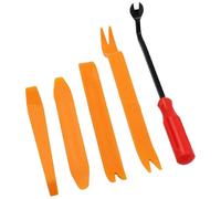 Outils de démontage de panneau de voiture, kit de 5 pièces, kit de démontage intérieur professionnel pour moyeu de roue, pare-chocs, bateau, emblème, utilisation conductrice, réparation automobile