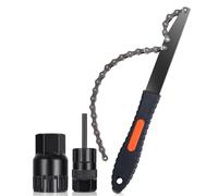 Outils de Demonte de Cassette de Vélo Kit d'outils,Fouet a Chaine Velo,Outil de démontage de Roue Libre, Outil de démontage de pignon,Convient aux chaînes de Vitesses 6,7,8,9,10,11