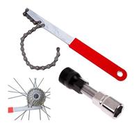 Outils de Demonte de Cassette de Vélo,Kit D'outils pour Fouet de Chaîne de Vélo,D'extracteur de Manivelle pour Vélo,Extracteur de Vélo, Kit de Réparation pour Vélo,Kit D'outils de Chaîne de Vélo