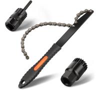 Outils de Demonte de Cassette de Vélo Kit d'outils pour Fouet de chaîne de vélo pour Shimano/SRAM/SunRace/SunTour/Chris King,