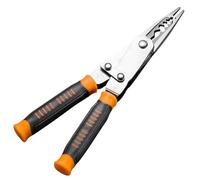 Outils de dénudage de fil - Outil de coupe 2 en 1 pour couper des fils et des câbles - Ciseaux de coupe de câble,Pour le travail d'électricité Épluchage Suppression Sertissage Câbles de fils de