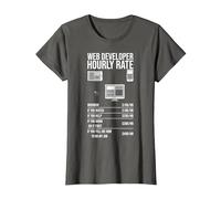 Outils de développement Web App Informatique Technologie du site Web T-Shirt, Femme, Asphalte, XXL