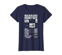 Outils de développement Web App Informatique Technologie du site Web T-Shirt, Femme, Bleu Marine, XXL