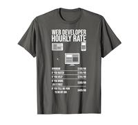 Outils de développement Web App Informatique Technologie du site Web T-Shirt, Homme, Asphalte, 3XL