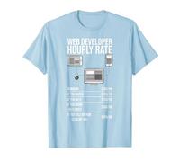 Outils de développement Web App Informatique Technologie du site Web T-Shirt, Homme, Bleu Céleste, XL
