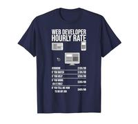 Outils de développement Web App Informatique Technologie du site Web T-Shirt, Homme, Bleu Marine, 4XL