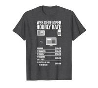 Outils de développement Web App Informatique Technologie du site Web T-Shirt, Homme, Chiné Foncé, XL