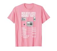Outils de développement Web App Informatique Technologie du site Web T-Shirt, Homme, Rose, XL