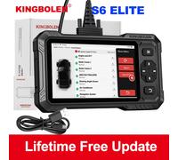 Outils de diagnostic automobile KINGBOLEN S6 Elite, compatibles avec les protocoles CANFD, outil de diagnostic bidirectionnel, scanner de système complet avec 15 services de réinitialisation, scan VIN