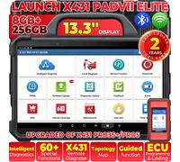 Outils de diagnostic automobile Launch X431 PADVII Elite, PAD7 J2534 Smartlink, scanner automobile, programmation en ligne, codage ECU For Global Region