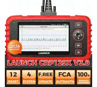Outils de diagnostic LAUNCH X431 CRP129X V3.0, scanner OBDII CRP129X V2.0, scanner automobile professionnel, scanner de diagnostic CRP129X V2