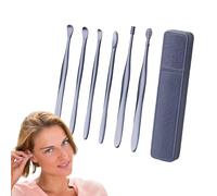 Outils de dissolvant de la cire d'oreille - Kit de nettoyage de l'oreille, outil de retrait de cire | Scoop d'oreille portable, outil de nettoyage de l'oreille, pic d'oreille indolore, kit de soins de