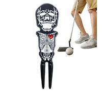 Outils de Divot de Golf - Outil de Divot en Forme de crâne et marqueur de Balle | de Zinc Fourche Portable Gazon Terrain Accessoires de Golf pour collectionneurs