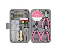 Outils de Fabrication de Bijoux Set d'outils de perlage de bracelets et | Matériel pour faire des colliers de perles pour filles, femmes, amatrices, débutantes, maison