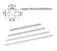 Outils de gabarit à onglet en T pour le travail du bois, alliage d'aluminium pour une construction durable (400 mm)