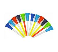Outils De Golf 83mm, 50 Pièces, Tees De Golf En Plastique Multicolores, Coussin En Caoutchouc Professionnel