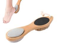 Outils De Gommage Pour Les Pieds Manche En Bois Avec Gommage Confortable | Outil Lime-ponceuse Pour Les Pieds Adapté Pour Femmes Hommes, Adultes Et Seniors Utilisation À Domicile En Intérieur Outils