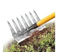 Outils de jardin pour désherbage, outil à double face pour l'extraction | râteau manuel multi-usage démontable pour jardin et aménagement paysager