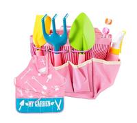 Outils de Jardin pour - Fer+ABS+Tissu 54.5cm | Jouet d'Extérieur Ergonomique Léger - Ensemble de Jardin pour Filles de Junior Garçons Maison Arrière-cour Maternelle