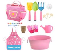 Outils de Jardin pour , Vase arrosoir râteau et Tablier | Gants Pelle râteau Kit de Jardinage - pour extérieur, Jardin, Plage, Anniversaire, Pâques